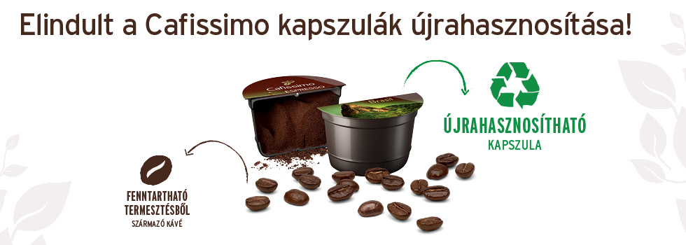 Cafissimo kapszula újrahasznosítás